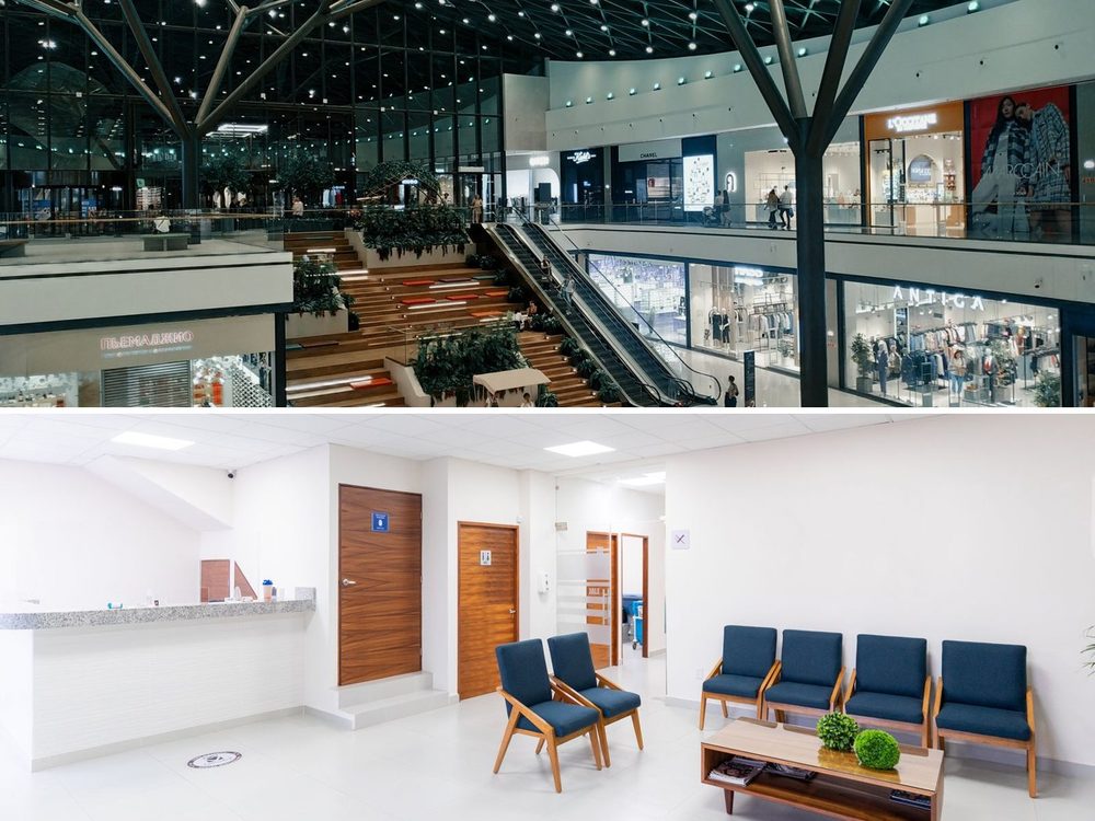 Centro comercial y sala de espera, espacios donde se aplica la ambientación
